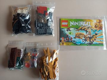 Lego Set 70503 NINJAGO DRAGO ORO COMPLETO e ISTR