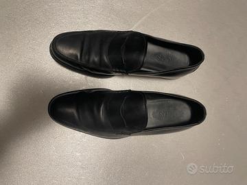 Tod’s mocassini penny loafer pelle nera taglia 11