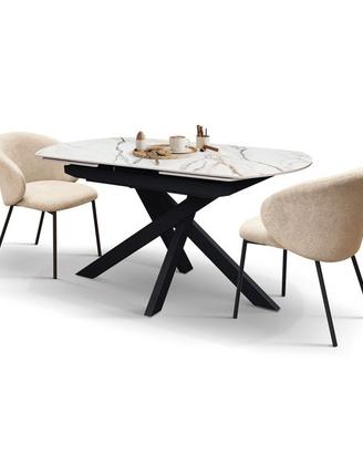 Nuovo tavolo allungabile in ceramica di design