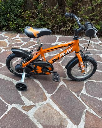 Biciclett bambino 2-5 anni (12”) con rotelle