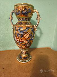 Vaso Gialletti Deruta decorato a mano