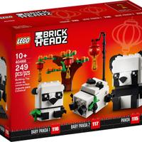 LEGO Brickheadz 40466 Panda del Capodanno Cinese