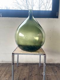 Antica damigiana in vetro soffiato (2)