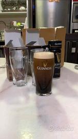 Set 6 bicchieri Guinness vetro