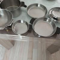 BATTERIA PENTOLE ACCIAIO