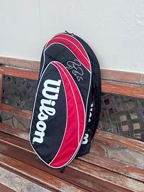 Borsone zaino tennis Wilson firmato Roger Federer