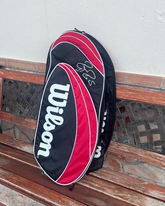 Borsone zaino tennis Wilson firmato Roger Federer