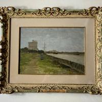 Quadro con cornice del 1913 di Marco Calderini