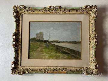 Quadro con cornice del 1913 di Marco Calderini