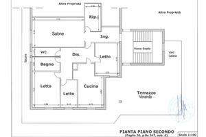 Attico in zona centrale con ampia veranda