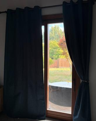 Tenda termica oscurante 140x280 -2 pezzi Blu scuro