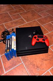 PS4 Pro + 5 Giochi +Controller NACON