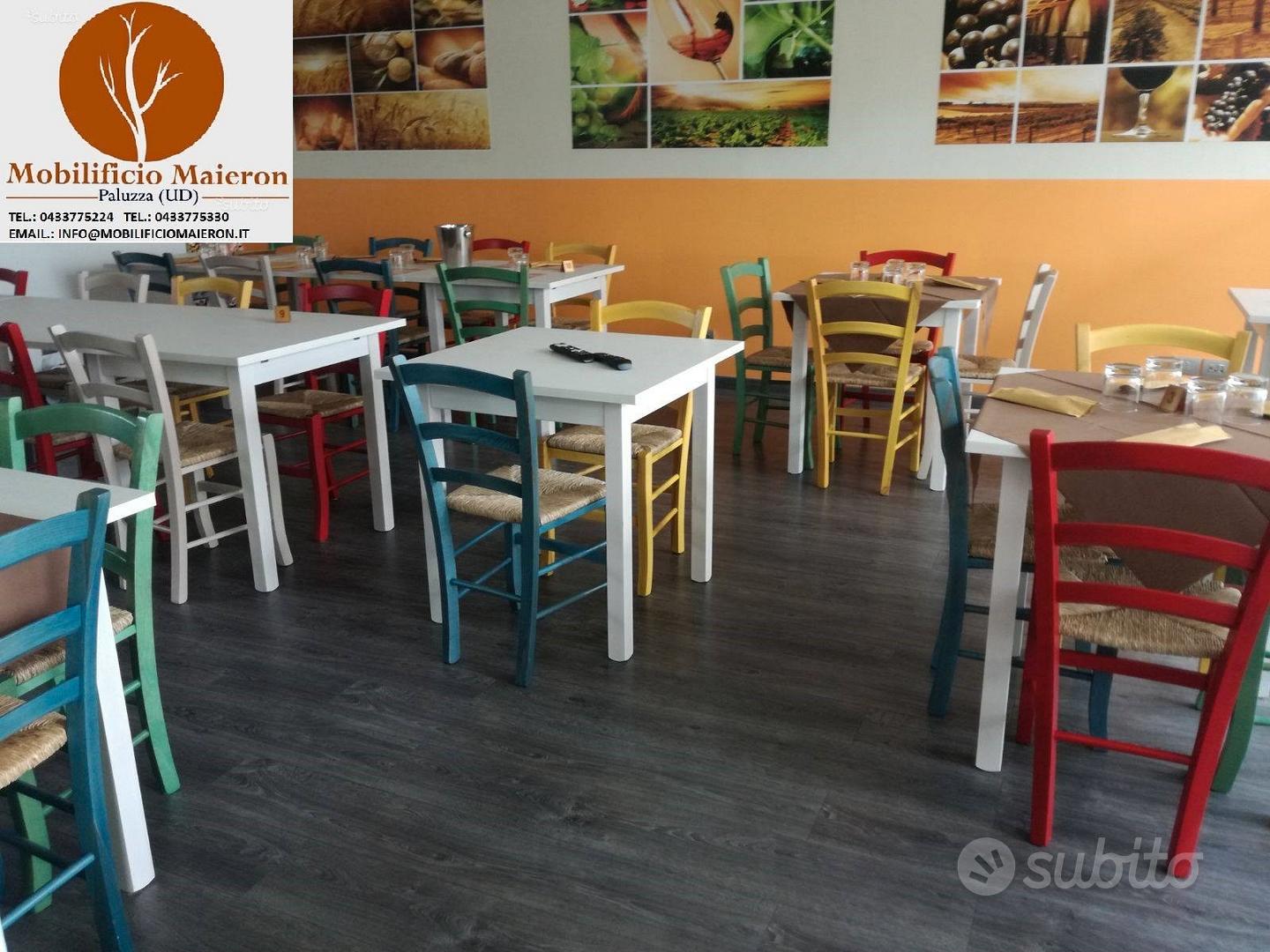 Subito Maieron Fabbrica Sedie e Tavoli Bar Ristorante Tavoli e