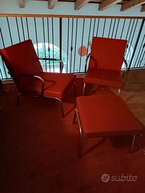 Due poltroncine in pelle