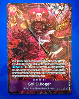 Gol. D. Roger OP13-064 One Piece Card SR AA ENG NM