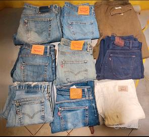Lotto 9 Jeans Levi's Originali - Mix Modelli (Incl