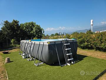 piscina esterna intex 5.49x 2,74x1,32 ultra frame