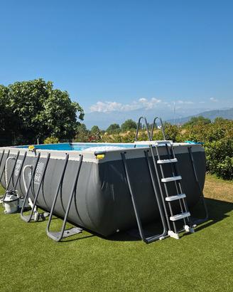 piscina esterna intex 5.49x 2,74x1,32 ultra frame