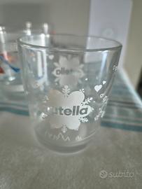 Bicchieri Nutella 20-25 anni fa