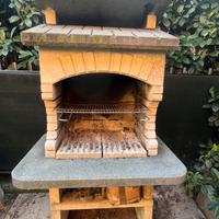 Barbecue in kueatura da giardino 104x70 h177