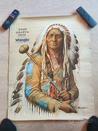 Poster pubblicitari Wrangler - serie "Indiani"