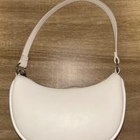 Borsa Pull&Bear a mezzaluna bianca/écru