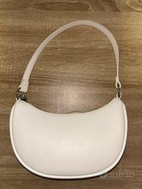 Borsa Pull&Bear a mezzaluna bianca/écru