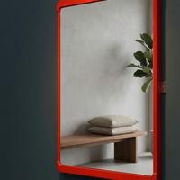 Specchio Vintage METALPLASTICA LUCCA Rosso - PERFE