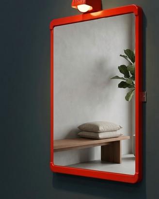Specchio Vintage METALPLASTICA LUCCA Rosso - PERFE