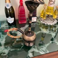 Narghilè inciso a mano in ottone