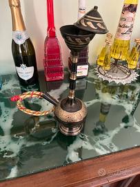 Narghilè inciso a mano in ottone