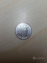 Moneta da Lire 100 del 1978