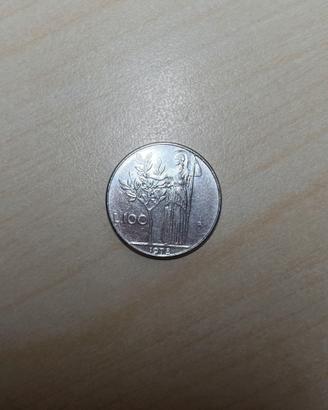 Moneta da Lire 100 del 1978