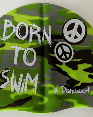 Cuffia Diana Born to swim