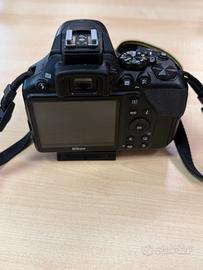 Nikon Ref D3500, 2obiettivi - cavalletto Manfrotto