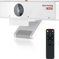 Webcam con 4 Microfoni a Cancellazione di Rumore