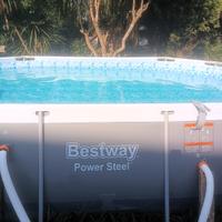 Piscina da giardino Bestway con filtro a sabbia