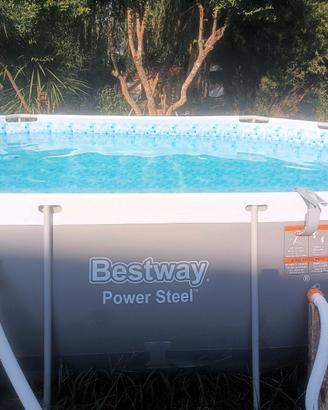 Piscina da giardino Bestway con filtro a sabbia
