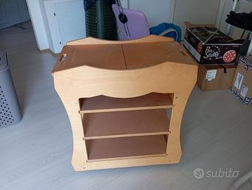 Carrello in legno 