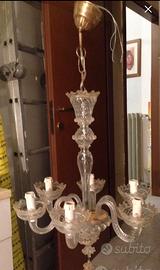 Lampadario Venini anni 70
