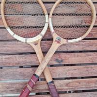 Racchette tennis vintage legno