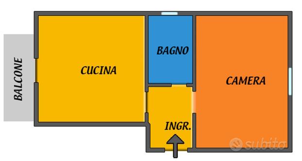 Bilocale bologna zona massarenti