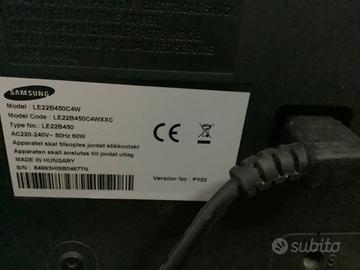 Televisore Samsung 22 Pollici LED nero