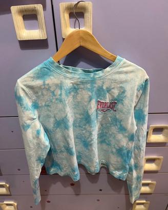 Maglia crop a maniche lunghe