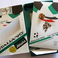 Spilla argento italia 90 mascotte ciao