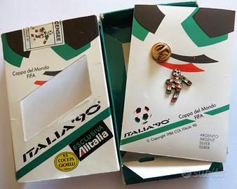 Spilla argento italia 90 mascotte ciao