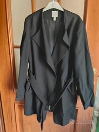 spolverino nero donna misura xs 