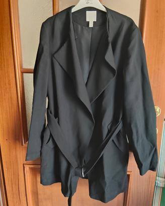 spolverino nero donna misura xs 