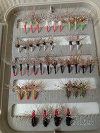 80 kebari per tenkara + scatola porta mosche