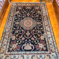 Tappeto persiano Tabriz Originale lana cotone seta